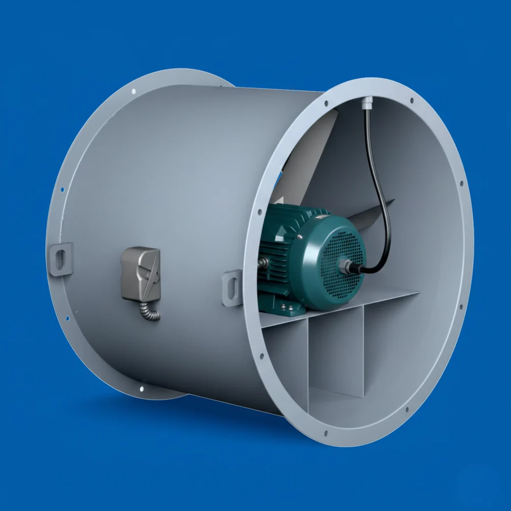 Industrial Axial Flow Fan, Motor Power: 1 HP - Image 3