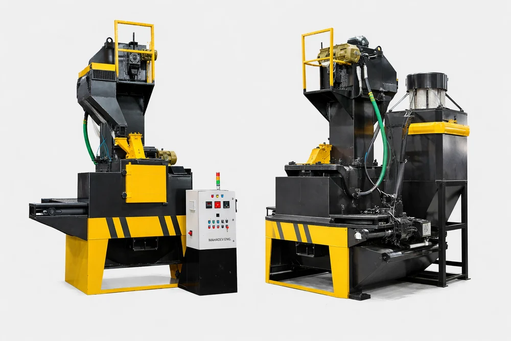 Semi Automatic Paver Block Shot Blasting Machine - Image 2