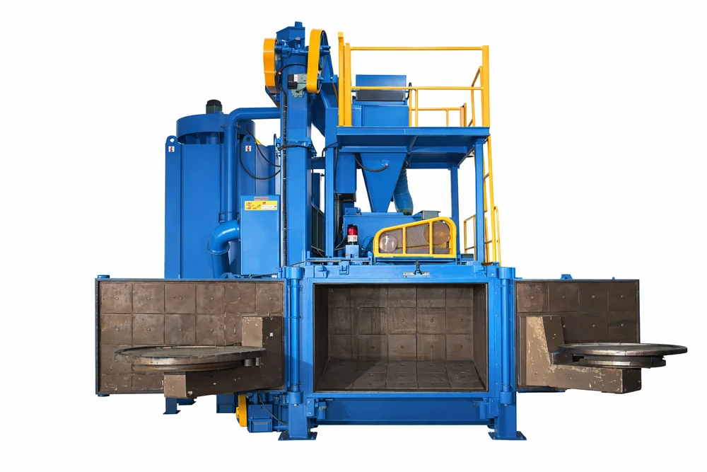 Semi Automatic Swing Table Shot Blasting Machine - Image 3